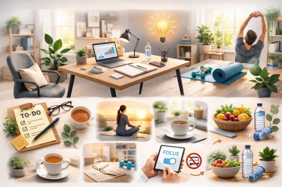 Beat Stress and Boost Productivity While Working from Home